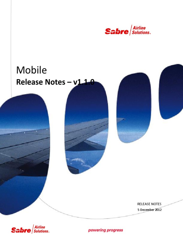 Mobile Release Notes v1.1.0 | PDF | File Format | Payments