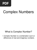 Complex Numbers