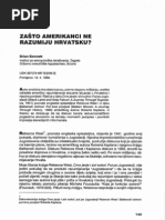 zašto amerikanci ne razumiju hrvate