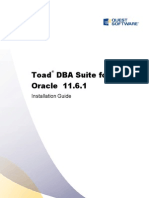 ToadforOracle 11.6.1 DBA Suite Installation Guide