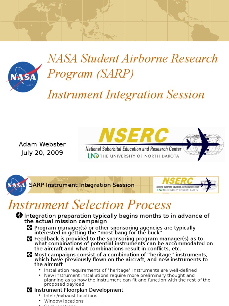 SARP Instrument Integration Overview | PDF | Stress–Strain Analysis ...