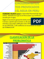 Cronologia de Los Conflictos Provocados Por El Agua