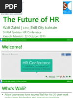 Download Future of HR - Wali Zahid SHRM HR Conference v1 by Wali Zahid SN178096392 doc pdf