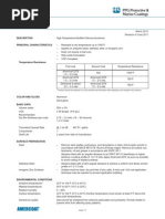 Amercoat 68HS Data Sheet | PDF | Paint | Epoxy