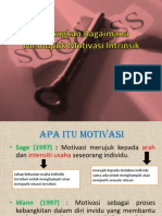 Memupuk Motivasi Intrinsik