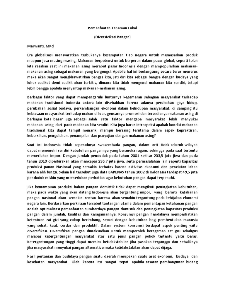 Pangan Lokal