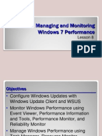 Managing and Monitoring Windows 7 Performance: Lesson 8