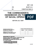 The Commander's Handbook on the Law of Naval NWP