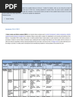 FMEA Project, Quality Planning I