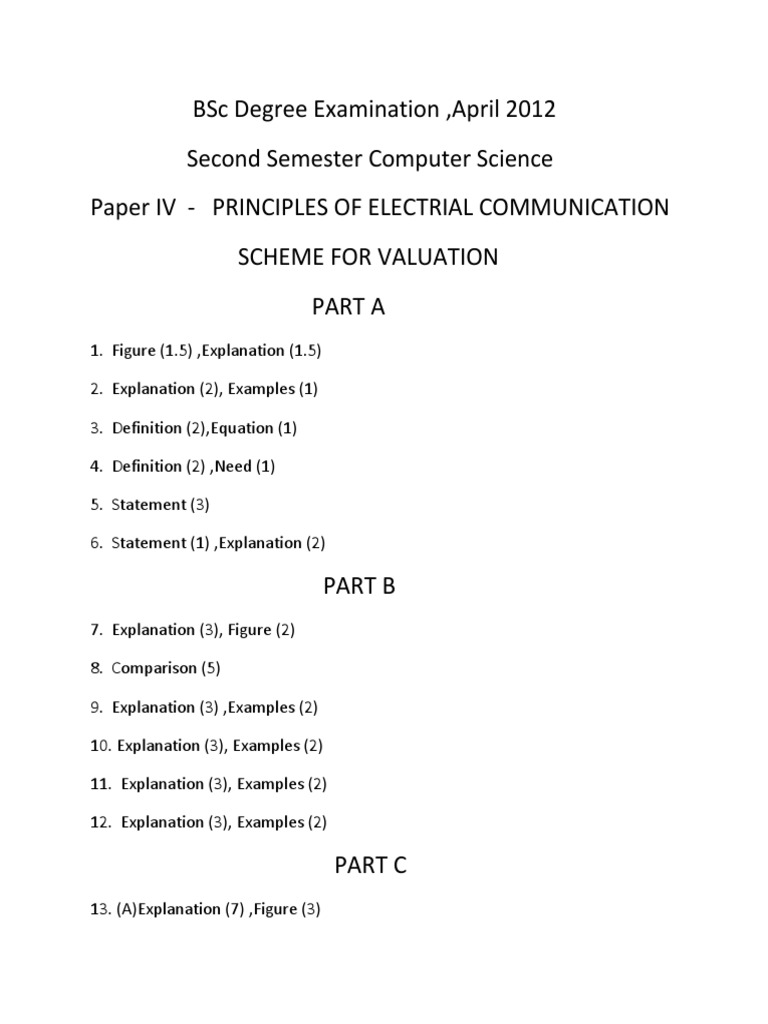 BSc Computer Science Exam April 2012 | PDF | Teaching Methods ...