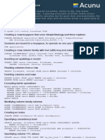 CassandraQueryLanguage Quick Reference Card