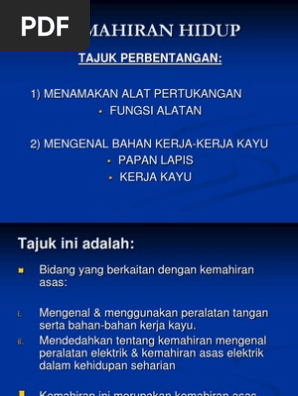 Slide Pertukangan Pdf