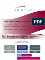 Biosimilars Drug Development World 2012 Early Stage Studies of Biosimilars