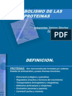 Metabolismo de Las Proteinas(1)