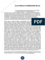 Formazione Delle Parole PDF