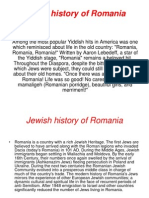 Jewish History Od Romania