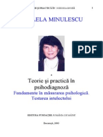 Mihaela Minulescu Teorie Si Practica in Psihodiagnoza. Testarea Intelectului