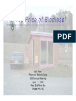 The Price of Biodiesel
