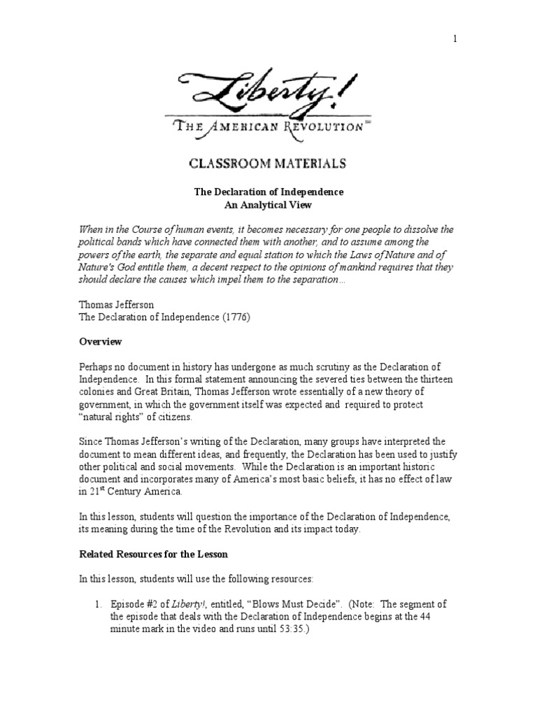 Tguide 2 PDF United States Declaration Of Independence John Locke