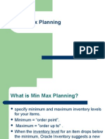 Min Max Planning