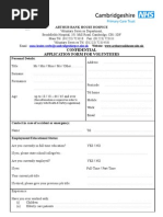 Application Form For Volunteers - Doc 1