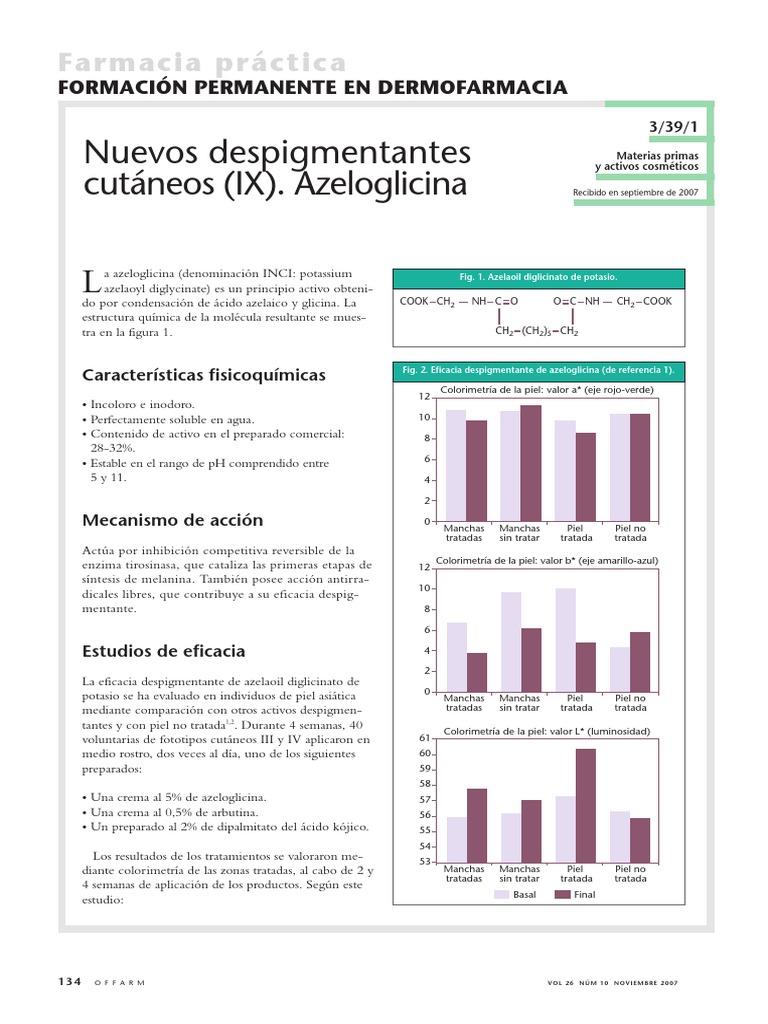 Azeloglicina | PDF | Farmacia | Sustancias químicas