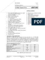 NRF2401 Datasheet