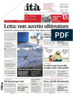 L'Unitòà Del 22/08/2013