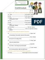 Present Continuous Tenses