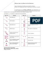 1 Claves y Marcas Que Se Utilizan en Los Patrones