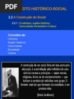 2.1. A Construção do Social