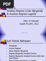 Download HO2- Analisis Regresi Linier Berganda  Logistik MMR UMY-EQ by priamerah SN178248723 doc pdf