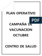 Plan de Campaña de Vacunacion