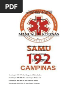 Manual de Rotinas - Samu Campinas 2008