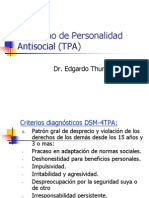 Trastorno de Personalidad Antisocial (TPA)