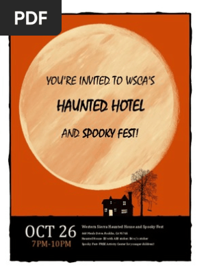 WSCA Haunted House