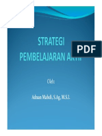 Strategi Pembelajaran Aktif, Adnan Mahdi