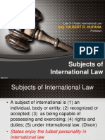 Subjects of International Law