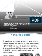 Ejercicios de Aplicación