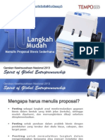 Menulis Proposal Bisnis Sederhana