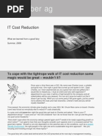 Download IT Cost Reduction by november ag SN17832189 doc pdf