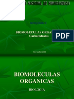 Bioelementos Organicos Carbohidratos-Clase
