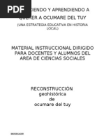 Conociendo y Aprendiendo a Querer a Ocumare Del Tuy