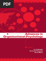 Download Advances in Organization Psychologypdf by nrashmisomashekhar SN178331325 doc pdf