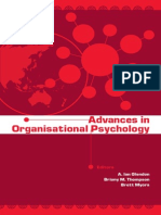 Advances in Organization Psychology PDF