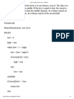 Binary Search