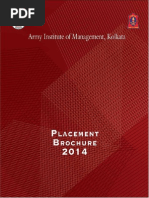Download AIM Placement Brochure 2014 by Army Institute of Management Kolkata SN178343873 doc pdf