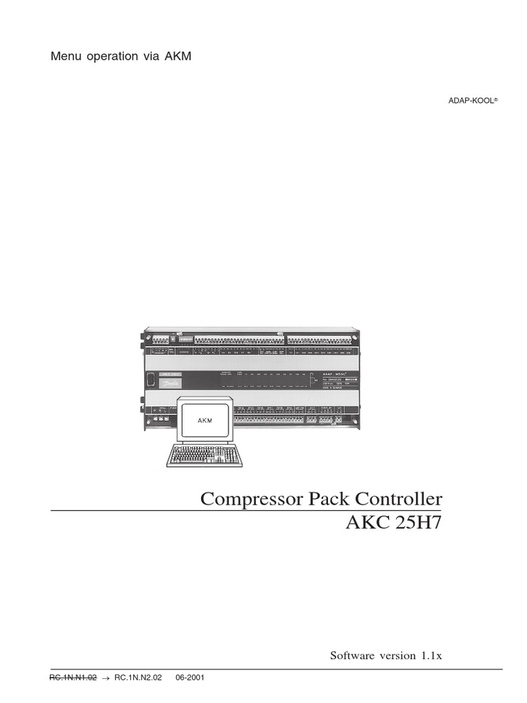AKC 25 H7 Menu Operation Via AKM 06-2001 | PDF | Thermostat ...