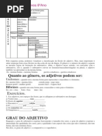 Flexão dos adjetivos 6ºAno