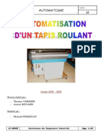 Dossier Technique Tapis Roulant